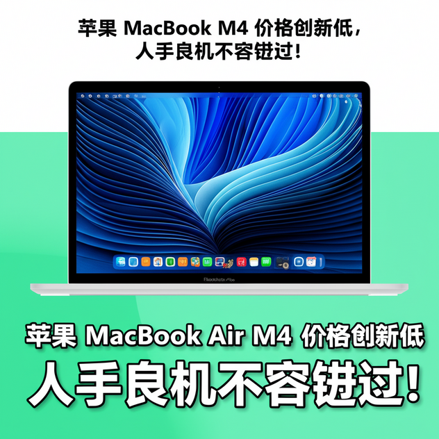 苹果 MacBook Air M4 价格创新低，入手良机不容错过！