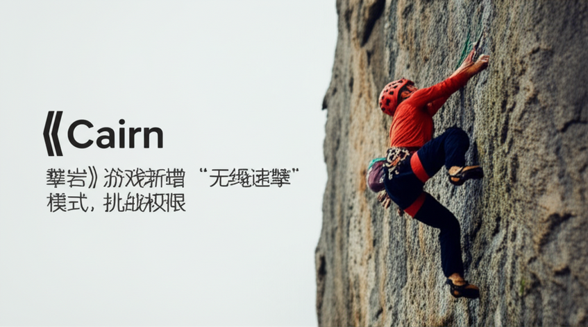 《Cairn》攀岩游戏新增“无绳速攀”模式，挑战极限