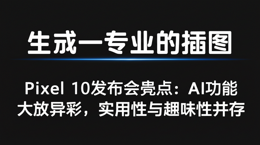 Pixel 10发布会亮点：AI功能大放异彩，实用性与趣味性并存