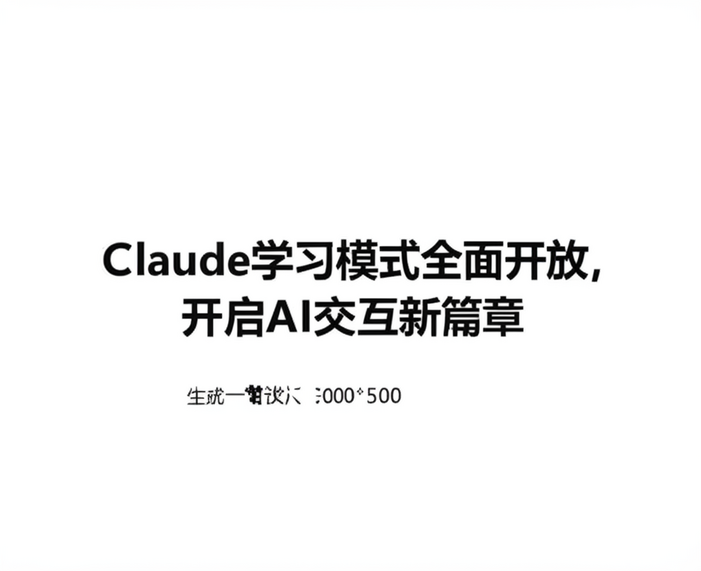 Claude学习模式全面开放，开启AI交互新篇章