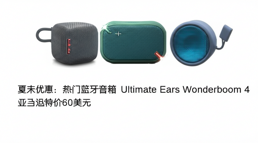 夏末优惠：热门蓝牙音箱Ultimate Ears Wonderboom 4 亚马逊特价60美元