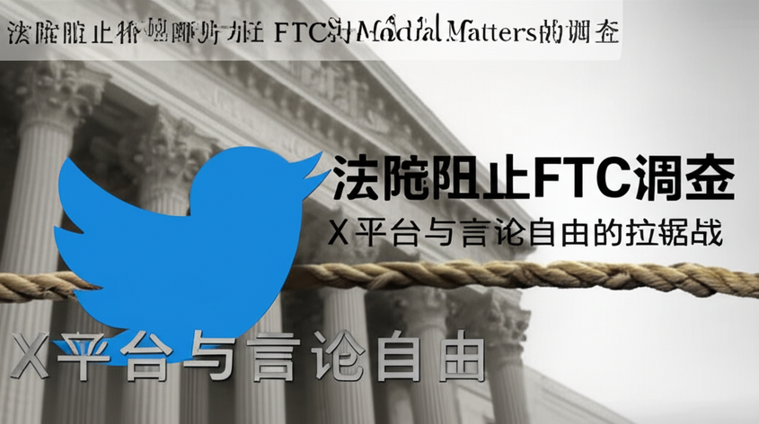 法院阻止FTC对Media Matters的调查：X平台与言论自由的拉锯战